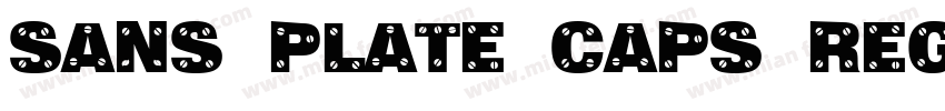 Sans Plate Caps Regu字体转换